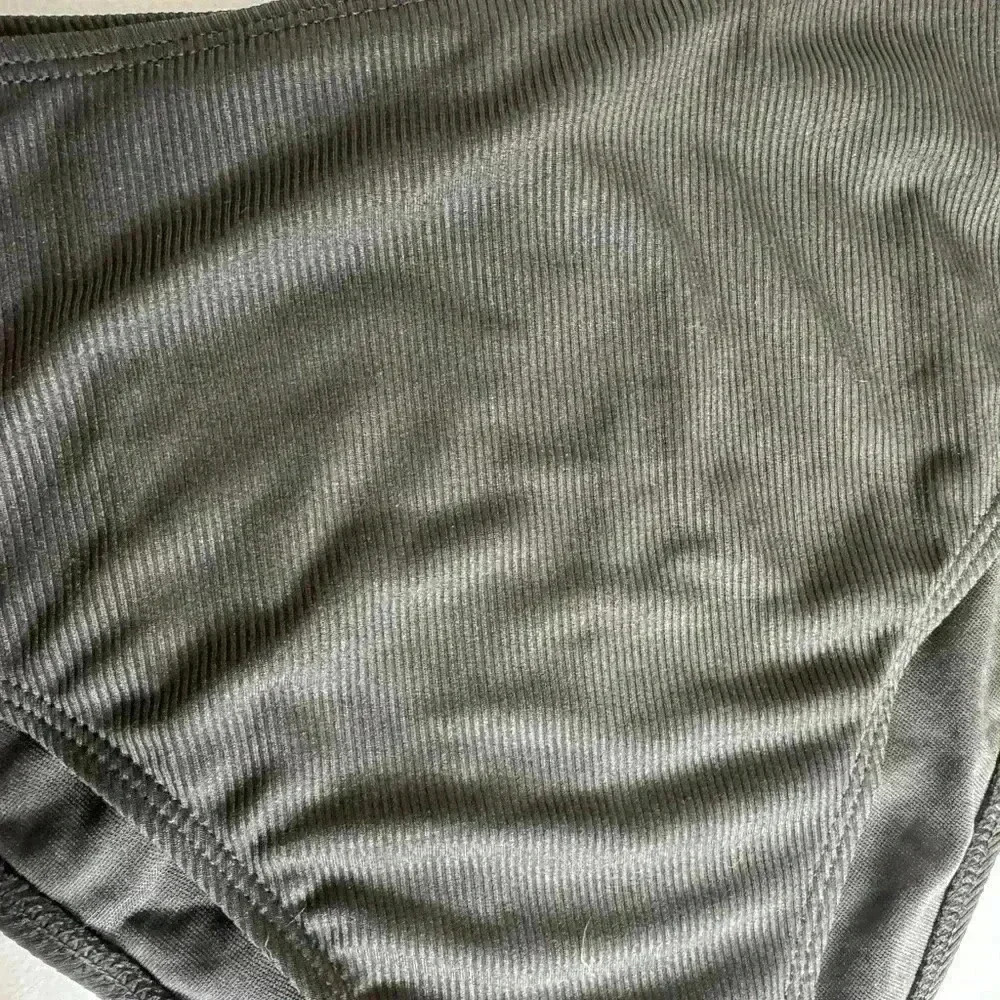 NEW SHEIN black ribbed cheeky swim bottoms, size 2XL - Picture 4 of 6